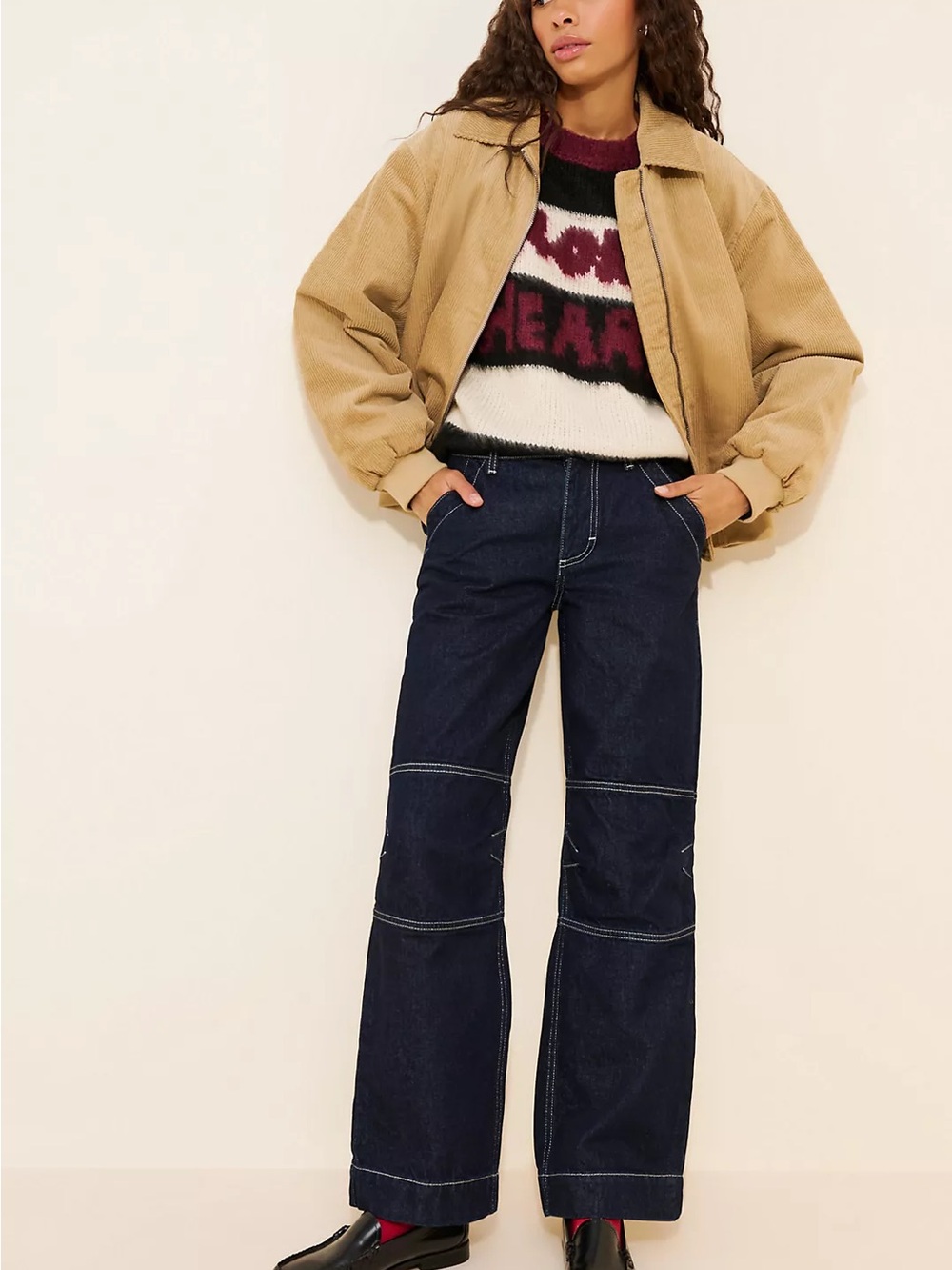 Damson Madder Fliss Relaxed Jean - Picture 2 of 4